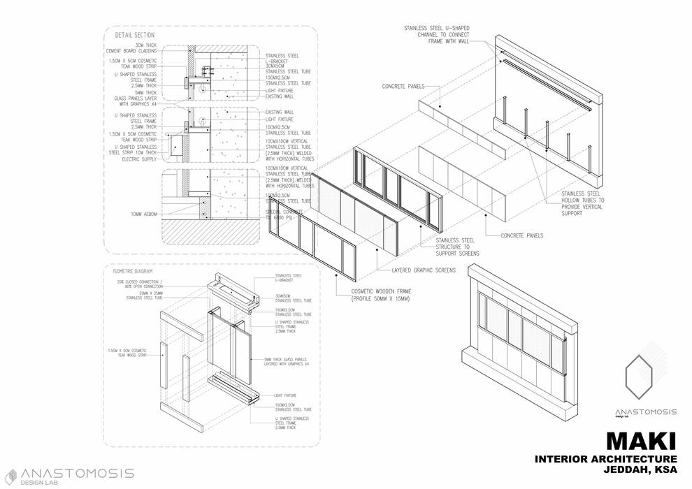 مطعم ماكي هاوس Maki House, Anastomosis Design Lab Anastomosis Design Lab