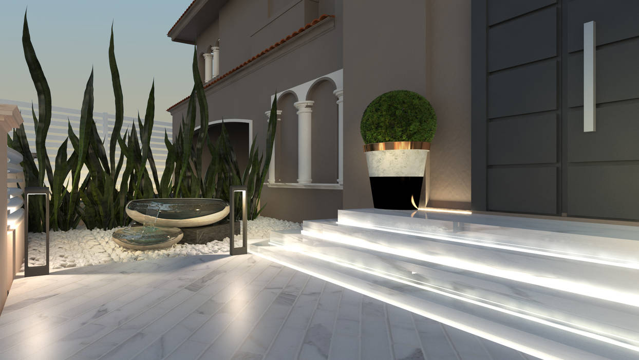 Landscape design | Reyna, Uptown Cairo, Saif Mourad Creations Saif Mourad Creations Jardin avant