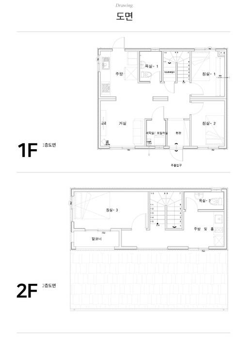 영종도 바다를 품은 모던전원주택, 공간제작소(주) 공간제작소(주) Chalets & maisons en bois