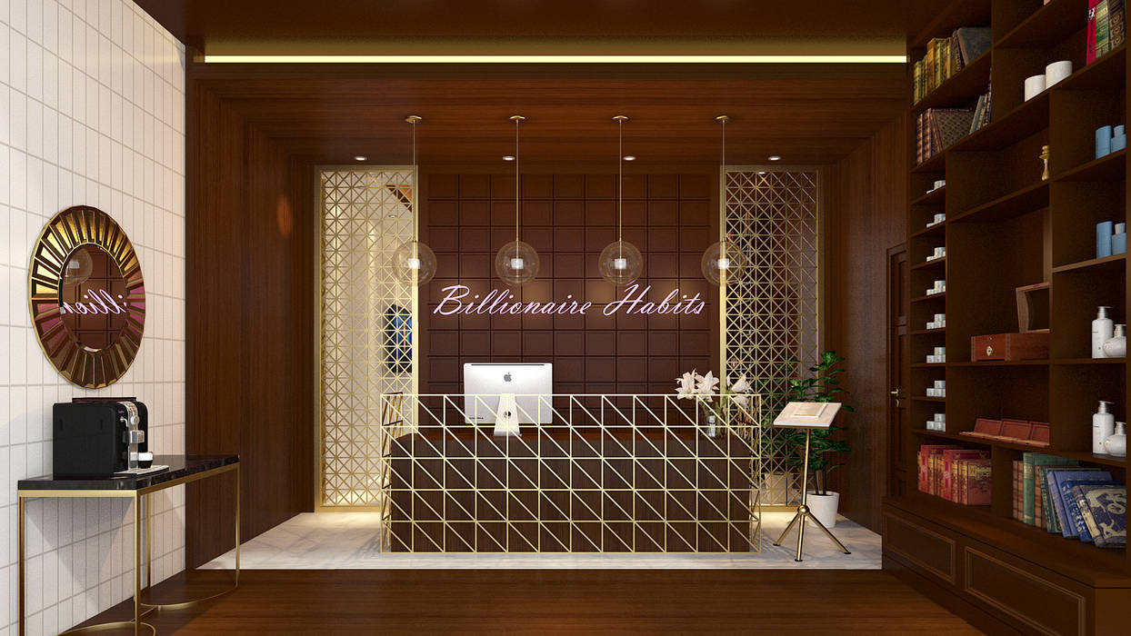 Billionaire Habits, Antelope Studio Antelope Studio Commercial spaces Wood Wood effect Commercial Spaces