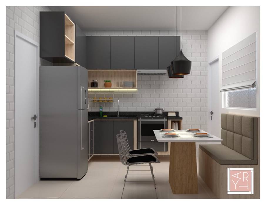 Projeto para Cozinha!!, Arty Arquitetura Arty Arquitetura Kitchen units MDF