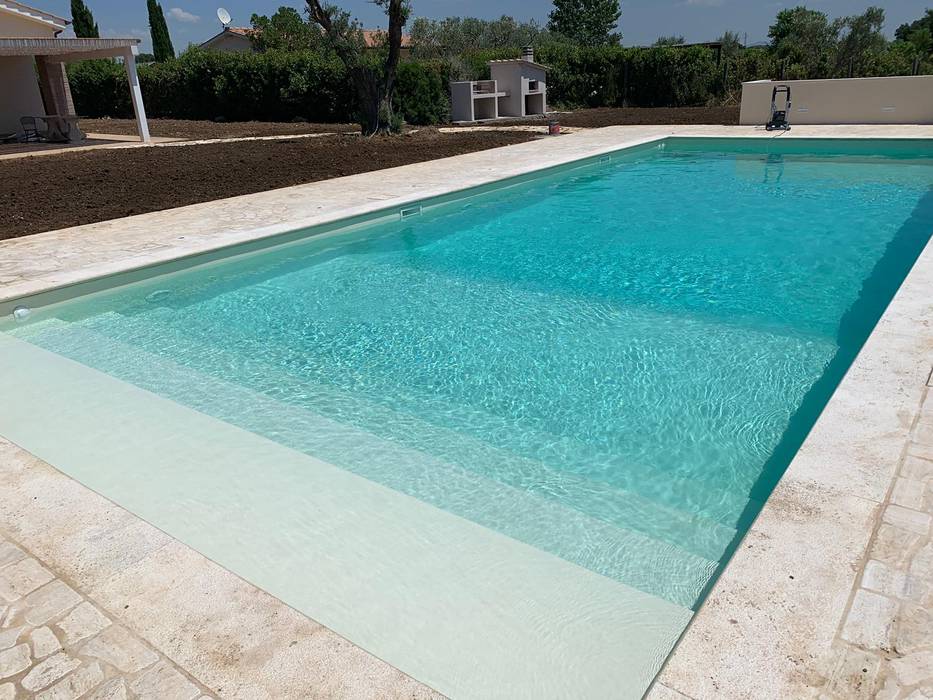 Piscina privata in Capalbio (GR), Techno Pool Srl Techno Pool Srl Rustic style pool Wood-Plastic Composite