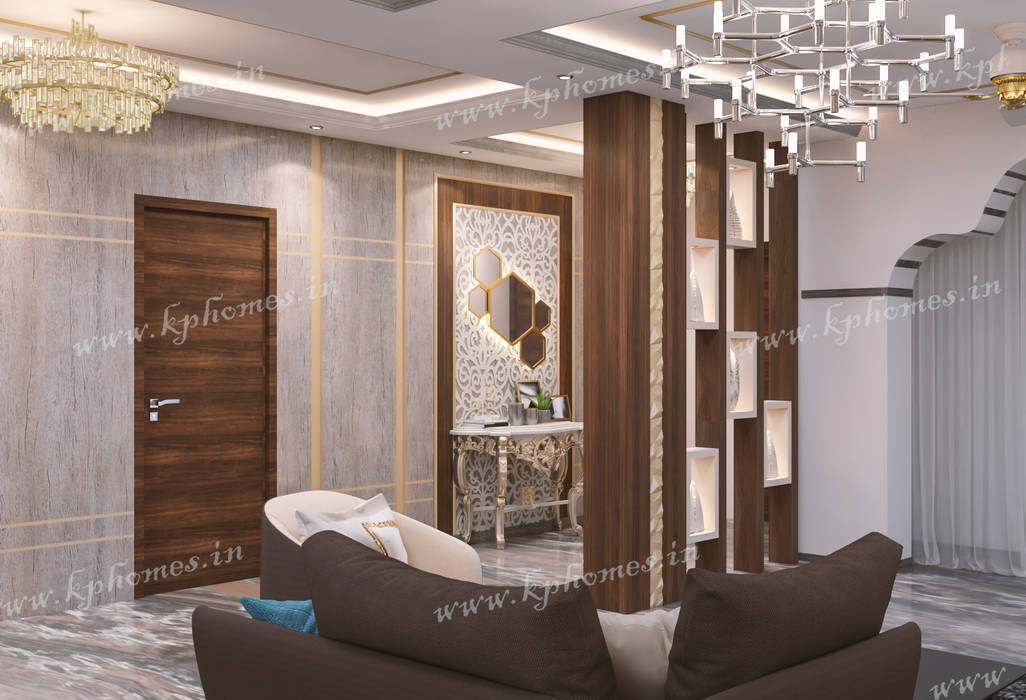 Royal Living and Dining Room Concepts, Kphomes Kphomes راهرو سبک کلاسیک، راهرو و پله