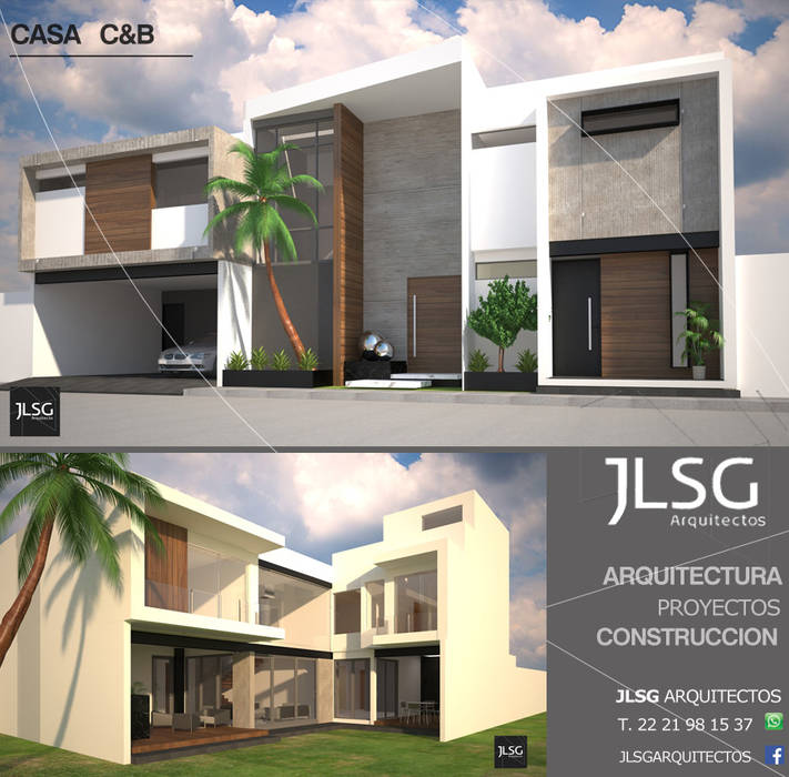 JLSG ARQUITECTOS DESPACHO DE ARQUITECTURA Y CONSTRUCCION, JLSG Arquitecto JLSG Arquitecto Einfamilienhaus