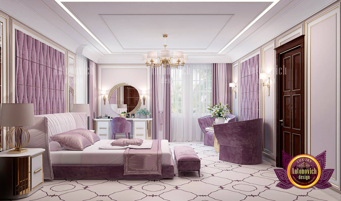 The Perfect Color for a Lady's Bedroom, Luxury Antonovich Design Luxury Antonovich Design