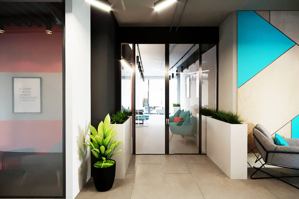 Interior design of the office EPAM company, Planka Planka Espaces commerciaux Espaces commerciaux