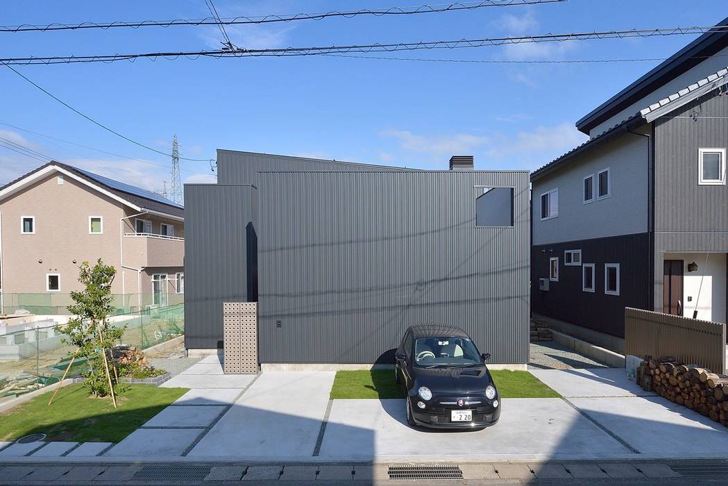 建物正面。 空間工房株式会社 一戸建て住宅 鉄/鋼