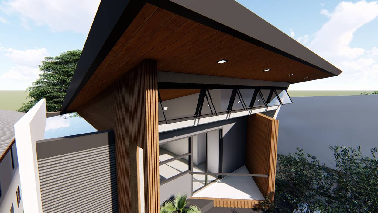 Balcony Structura Architects Balcony Wood-Plastic Composite