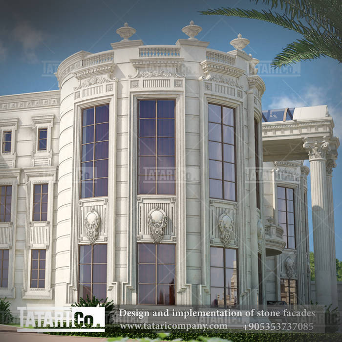 تصميم قصر السيد عبد الله الخوري , tatari company tatari company فيلا حجر رملي