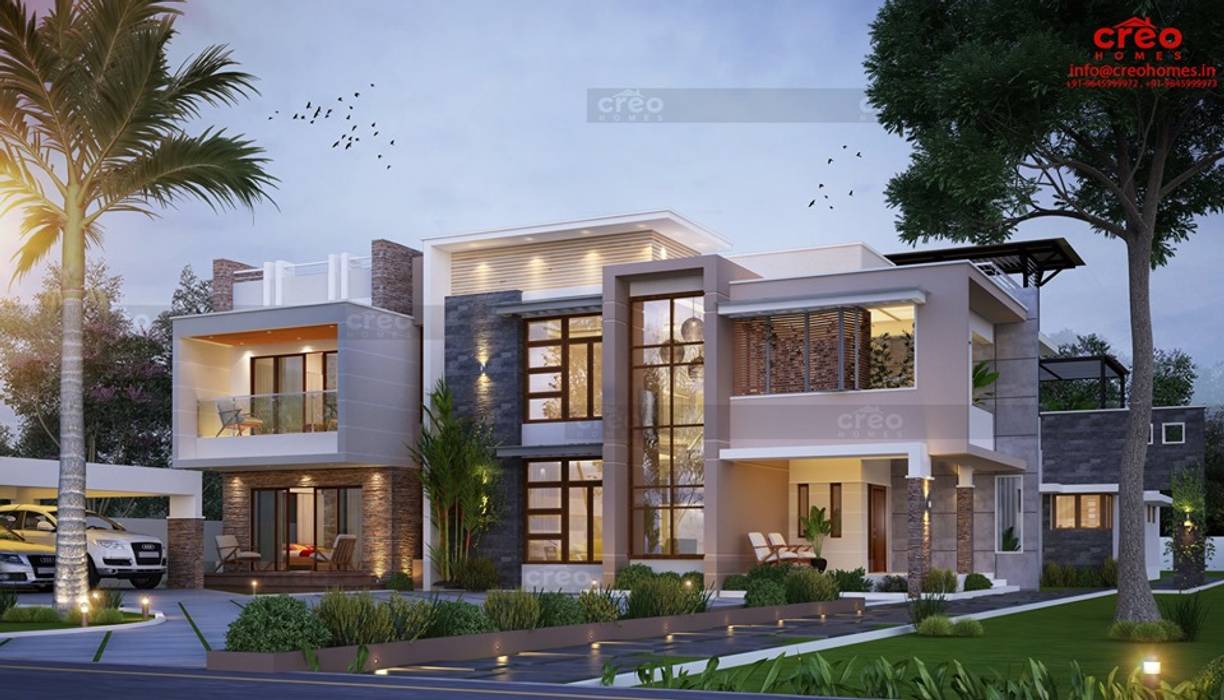 architectural designers in kochi Creo Homes Pvt Ltd Balcony