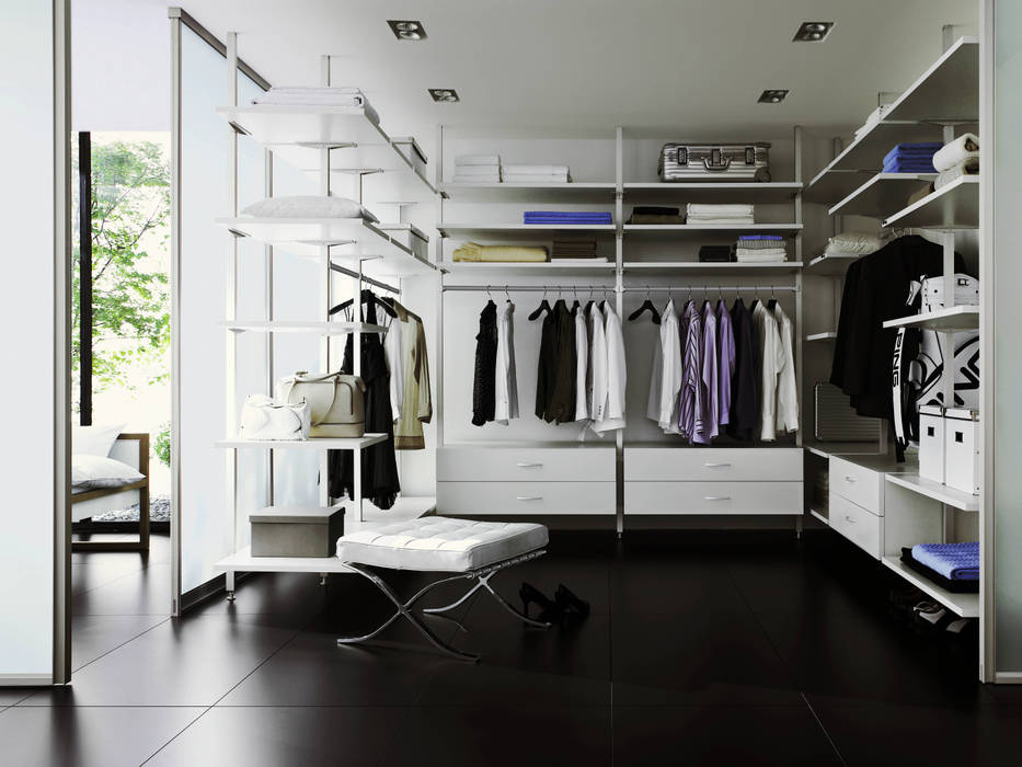 Популярная гардеробная система UNO raumplus, Raumplus Raumplus Industrial style dressing rooms Storage