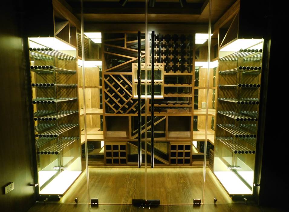 Iluminación / Bar Condado de Sayavedra, dBLuM°C Project Management dBLuM°C Project Management Wine cellar