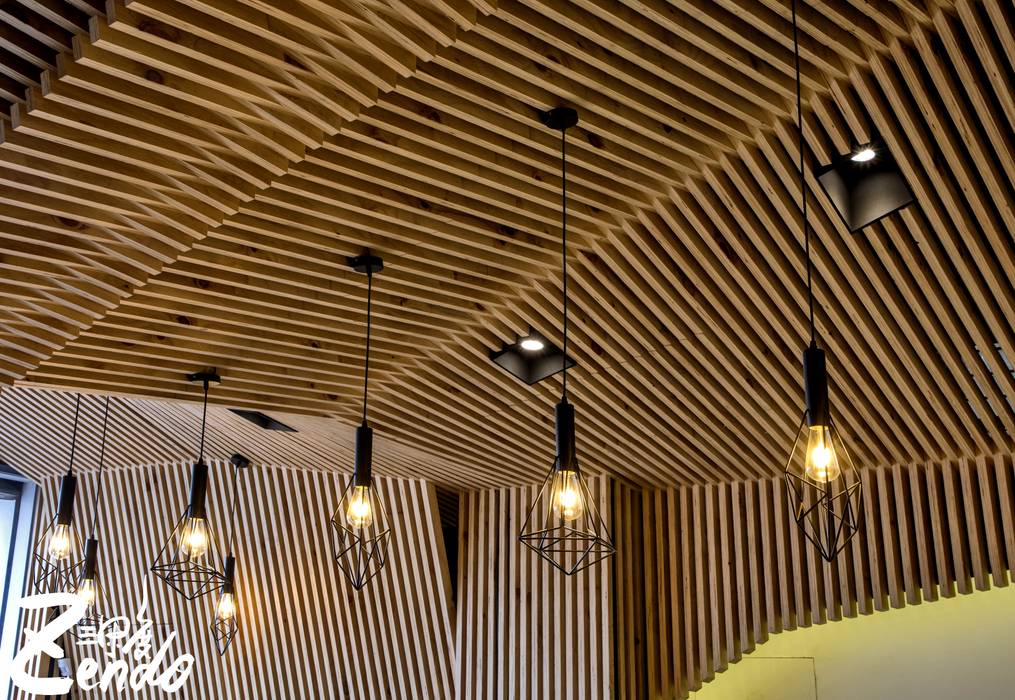 变若水御膳鍋物 Zendo 深度空間設計 Commercial spaces Wood Wood effect Gastronomy