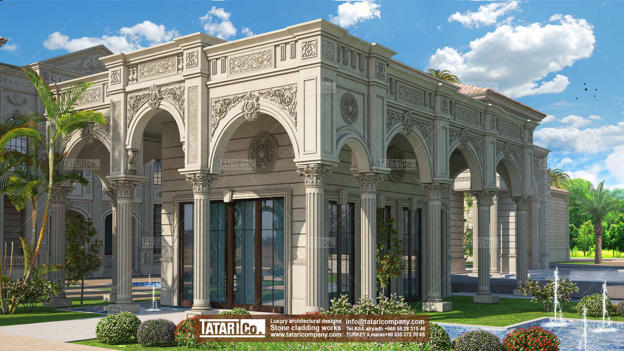 Design ,3d Modeling , Visualization tatari company Villas Stone