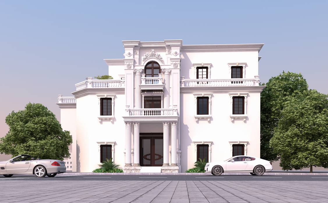 New Classic Luxury Villa, Tasamim Online تصاميم أونلاين Tasamim Online تصاميم أونلاين