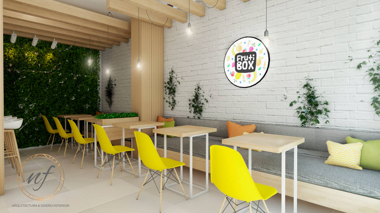 PROYECTO JUGUERIA FRUTI BOX NF Diseño de Interiores Espacios comerciales Espacios comerciales