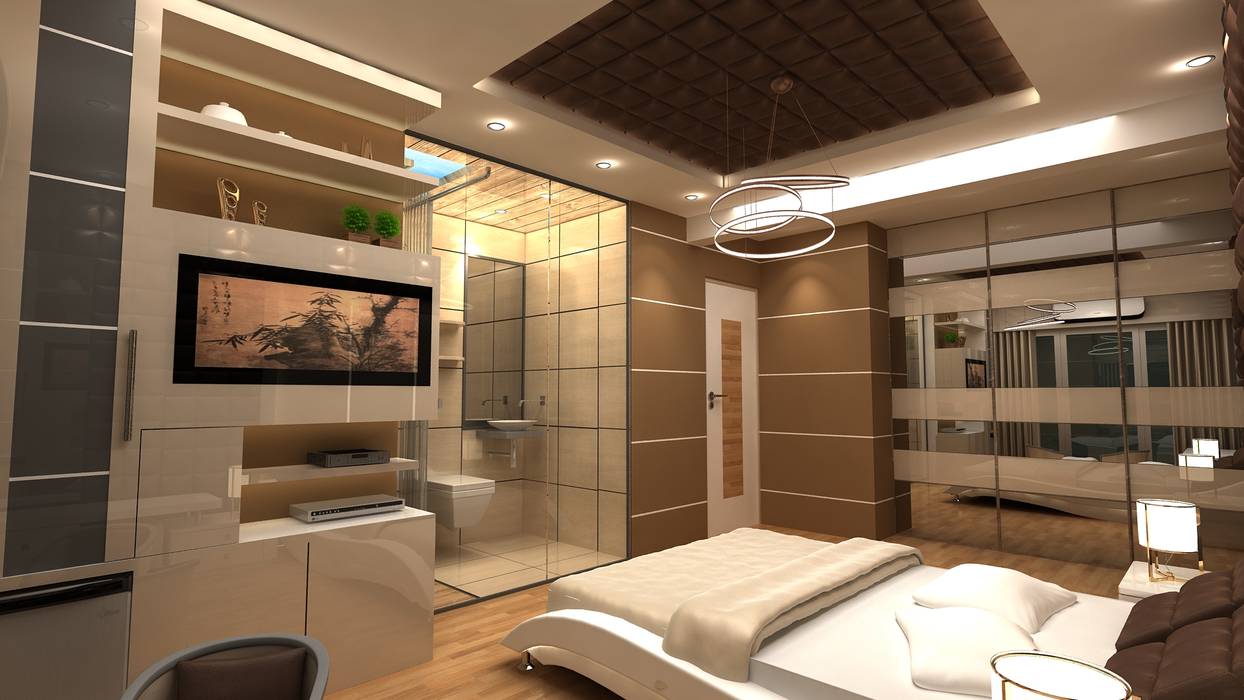 Bedroom Idea, Clickhomz Clickhomz Modern style bedroom