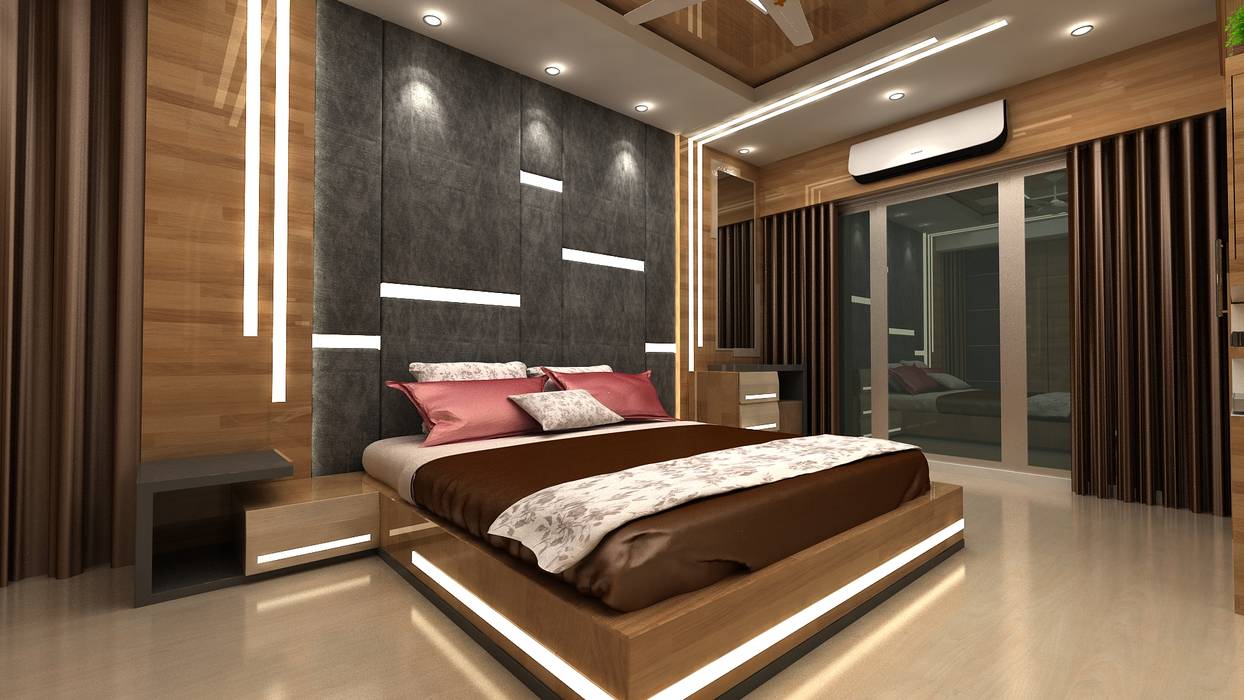 Bedroom Idea, Clickhomz Clickhomz Modern style bedroom