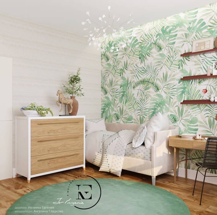 Элегантный Средиземноморский стиль в ЖК Черняховского, IvE-Interior IvE-Interior Teen bedroom