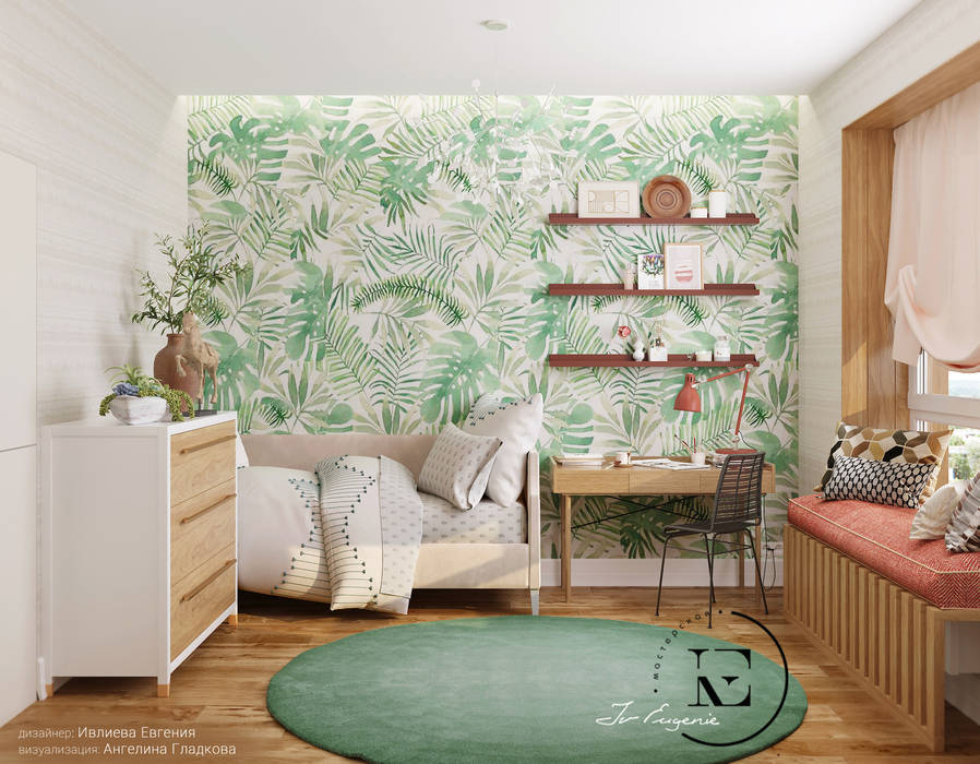 Элегантный Средиземноморский стиль в ЖК Черняховского, IvE-Interior IvE-Interior Teen bedroom