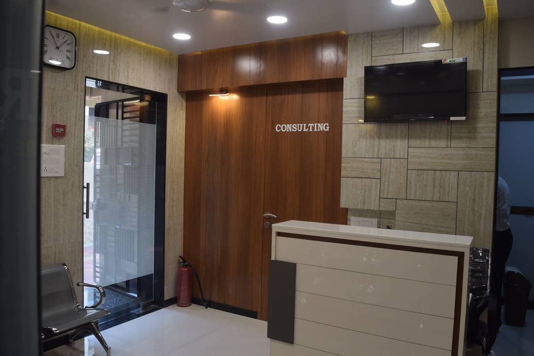 Hospital Dhanvantari ,Powai, N design studio,Interior Designer Mumbai N design studio,Interior Designer Mumbai Espaços comerciais Hospitais