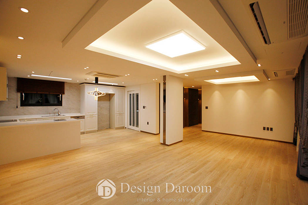 김포 전원주택 78py, Design Daroom 디자인다룸 Design Daroom 디자인다룸 ห้องนั่งเล่น