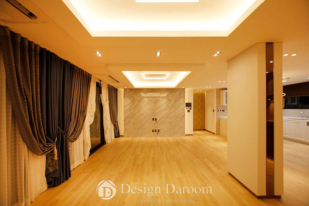 김포 전원주택 78py, Design Daroom 디자인다룸 Design Daroom 디자인다룸 ห้องนั่งเล่น