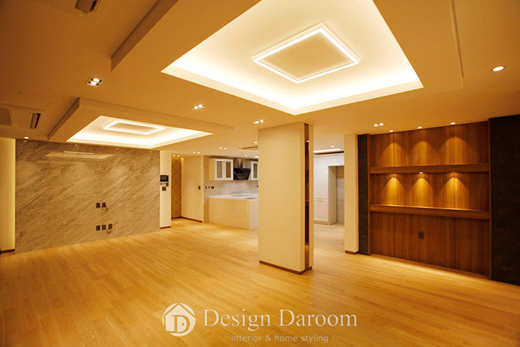 김포 전원주택 78py, Design Daroom 디자인다룸 Design Daroom 디자인다룸 ห้องนั่งเล่น