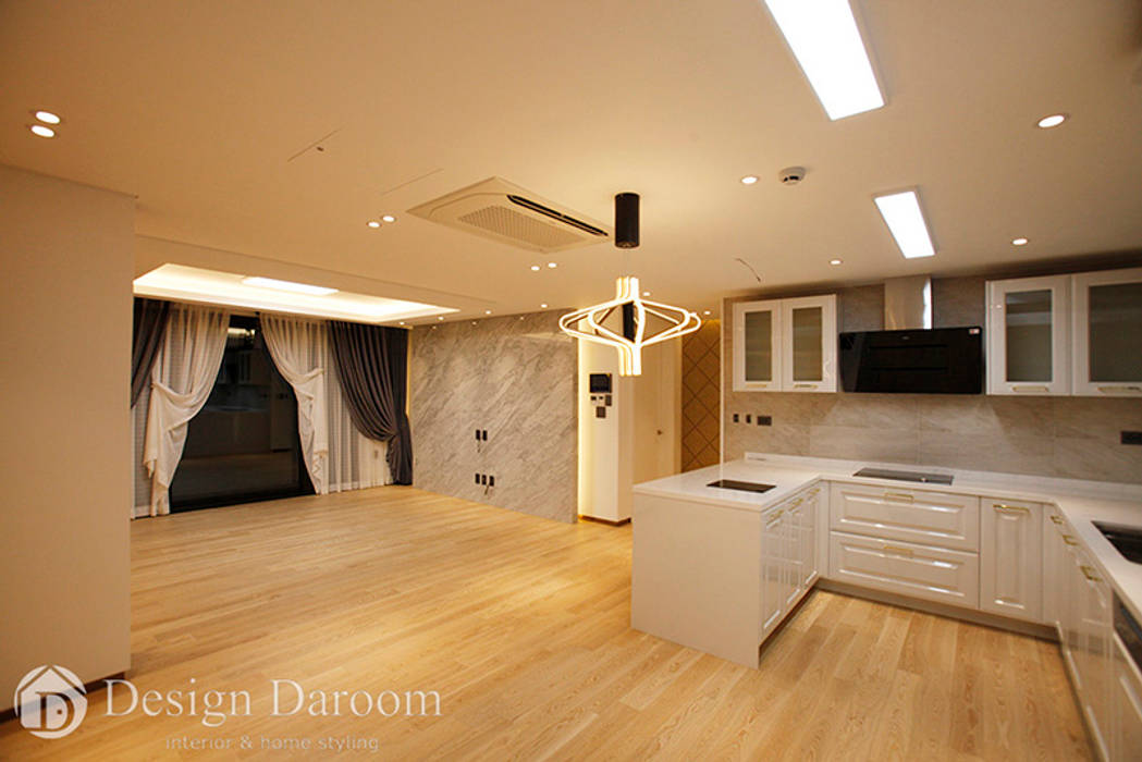 김포 전원주택 78py, Design Daroom 디자인다룸 Design Daroom 디자인다룸 ห้องครัว