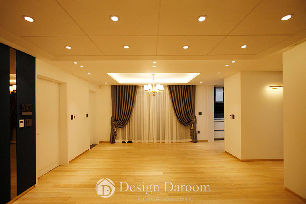 김포 전원주택 78py, Design Daroom 디자인다룸 Design Daroom 디자인다룸 Nowoczesny salon