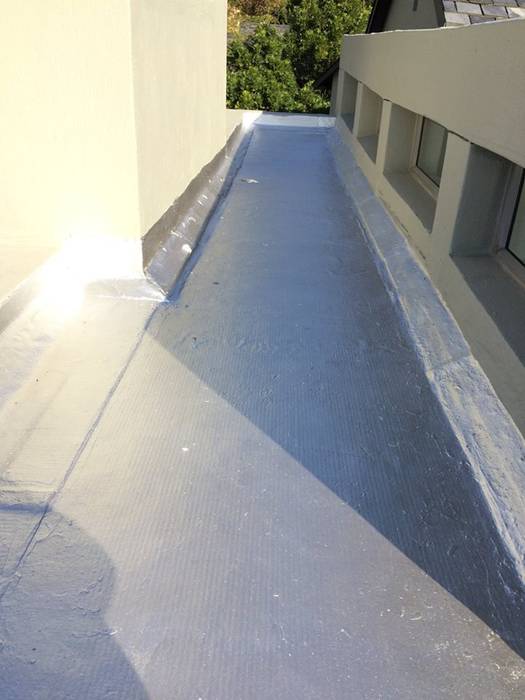 Torch-On Waterproofing On A Flat Concrete Slab Speciality Waterproof & Roof Flat roof Concrete