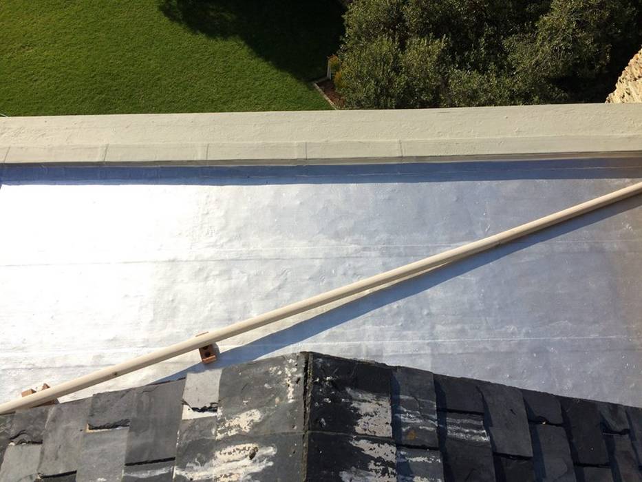 Torch-On Waterproofing On A Flat Concrete Slab, Speciality Waterproof & Roof Speciality Waterproof & Roof Techos planos Hormigón