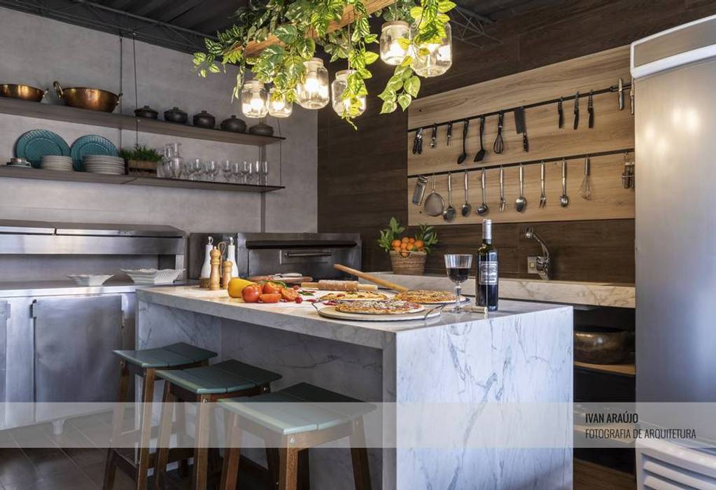 Cozinha Funcional, Fark Fark Commercial spaces MDF Bars & clubs