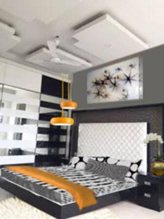 The Black & White Master bedroom Phat Phorms Designs