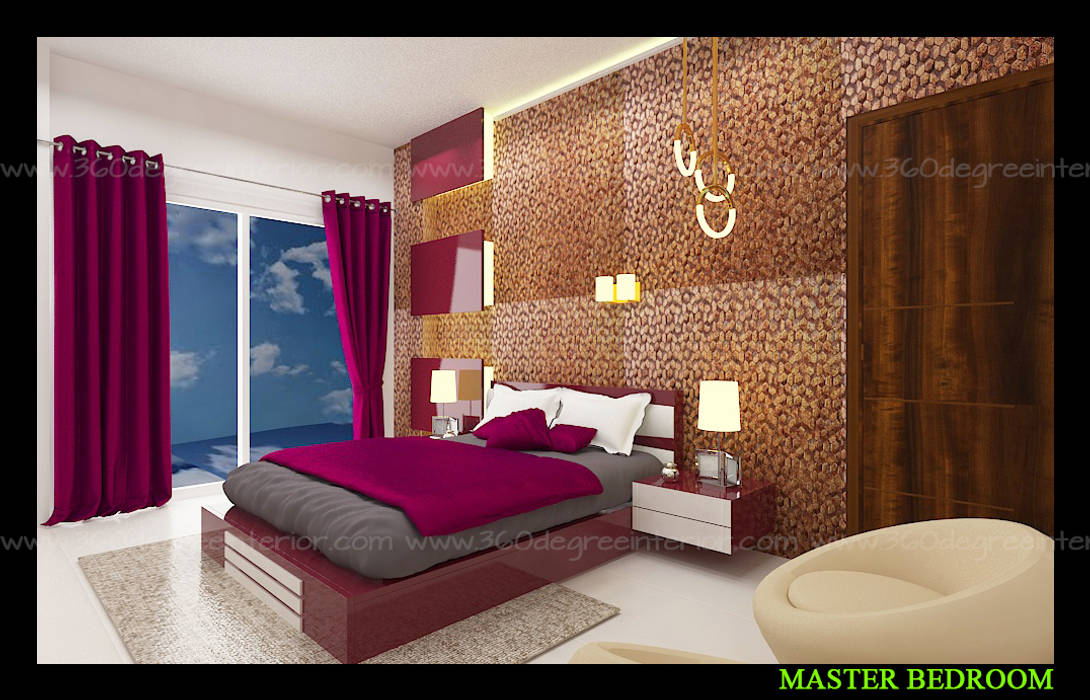 Master Bedroom By 360 Degree Interior Minimalist Plywood