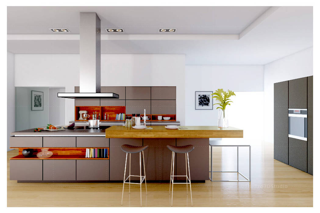 Kitchen Interior design ThePro3DStudio Modern kitchen