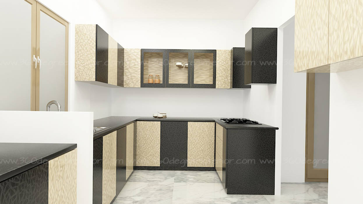 Modular Kitchen 360 Degree Interior Kitchen units Plywood Modular Kitchen