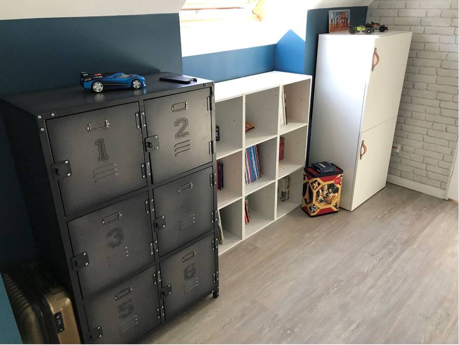 Une chambre de 12m² pour 2 ados - Yvelines (78), Mon décorateur privé - MDP Mon décorateur privé - MDP Quartos de adolescente