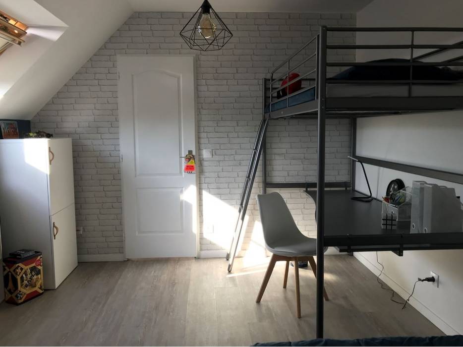 Une chambre de 12m² pour 2 ados - Yvelines (78) Mon décorateur privé - MDP Chambre d'adolescent chambre ados