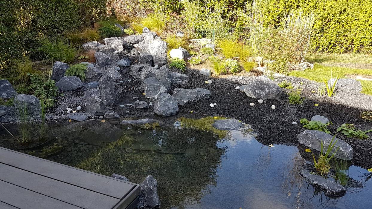 Cascade et bassin, JARDIN JAPONAIS JARDIN JAPONAIS Zen garden Stone