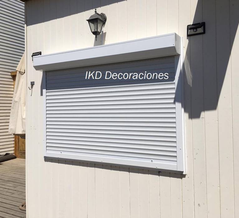 Persianas Exteriores, IKD Decoraciones IKD Decoraciones Balkon, Beranda & Teras Minimalis Aluminium/Seng Accessories & decoration