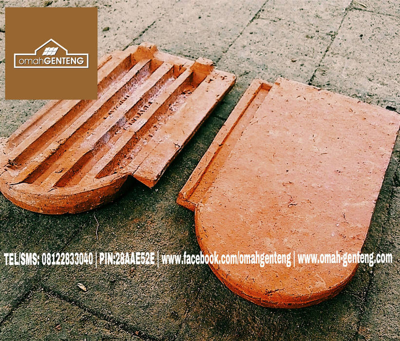 Genteng Sirap - HP/WA: 08122833040 - Omah Genteng, Omah Genteng Omah Genteng Flat roof Bricks