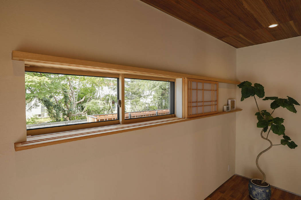 二階堂の家 光風舎1級建築士事務所 アジア・和風の 窓&ドア 木 木目調