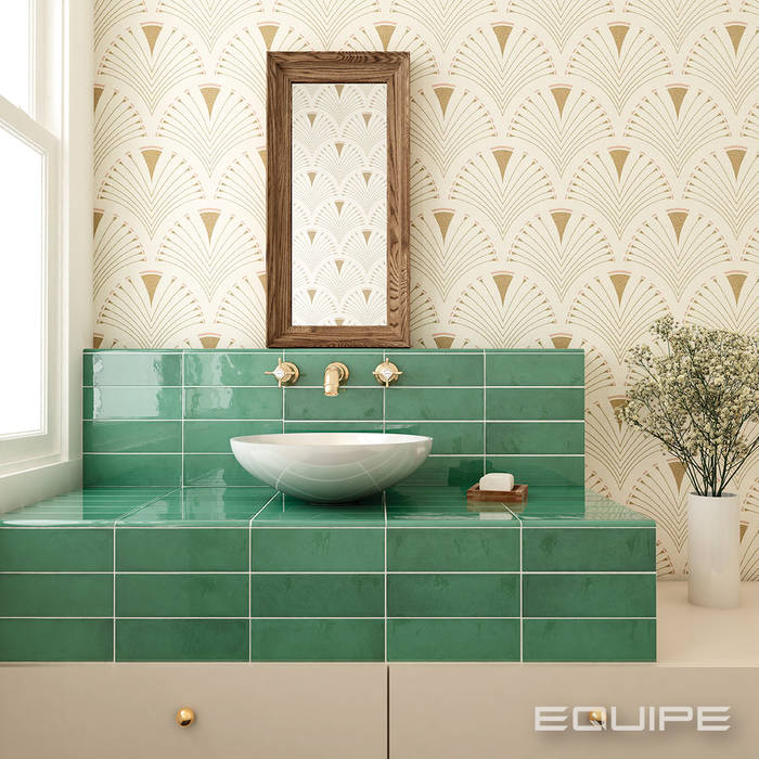 Village, Equipe Ceramicas Equipe Ceramicas Bathroom ٹائلیں