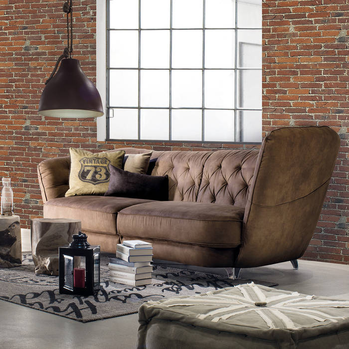 Divano New York Cogal Home Soggiorno in stile industriale divani, industrial, chic,