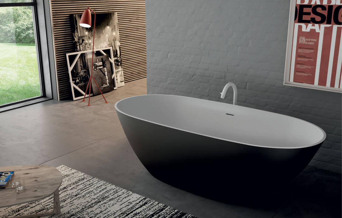 Progettazione e Realizzazione Vasche Free Standing, Aquaforte Technological Surface Aquaforte Technological Surface BathroomBathtubs & showers White