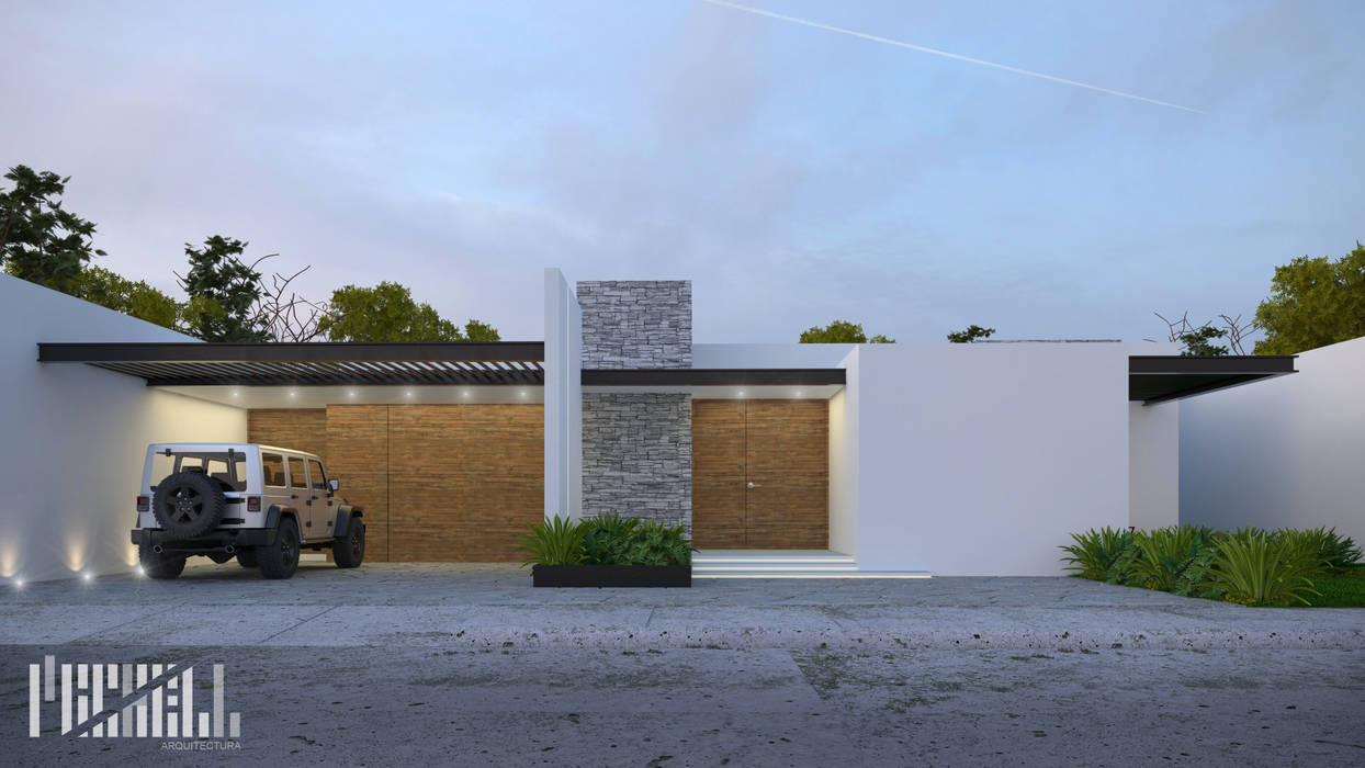 CASA GÓMEZ, MICHELL ARQUITECTO MICHELL ARQUITECTO Modern houses