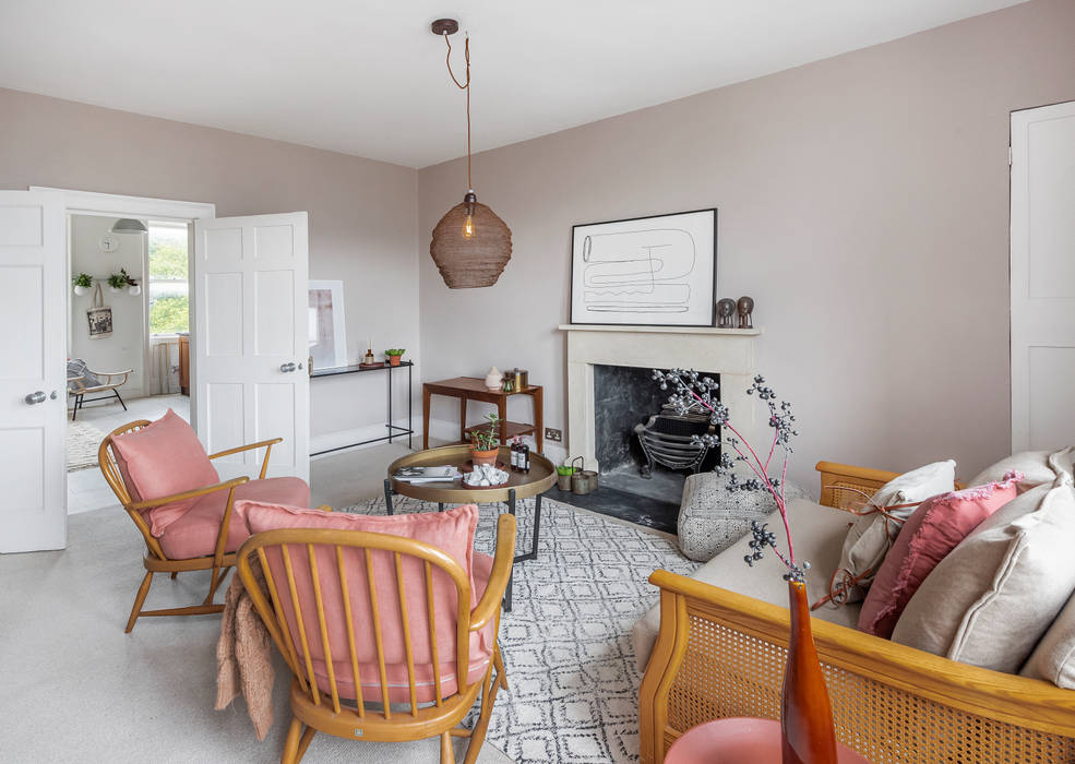 Luxury Rental Apartment, Bath WN Interiors + WN Store Modern Living Room