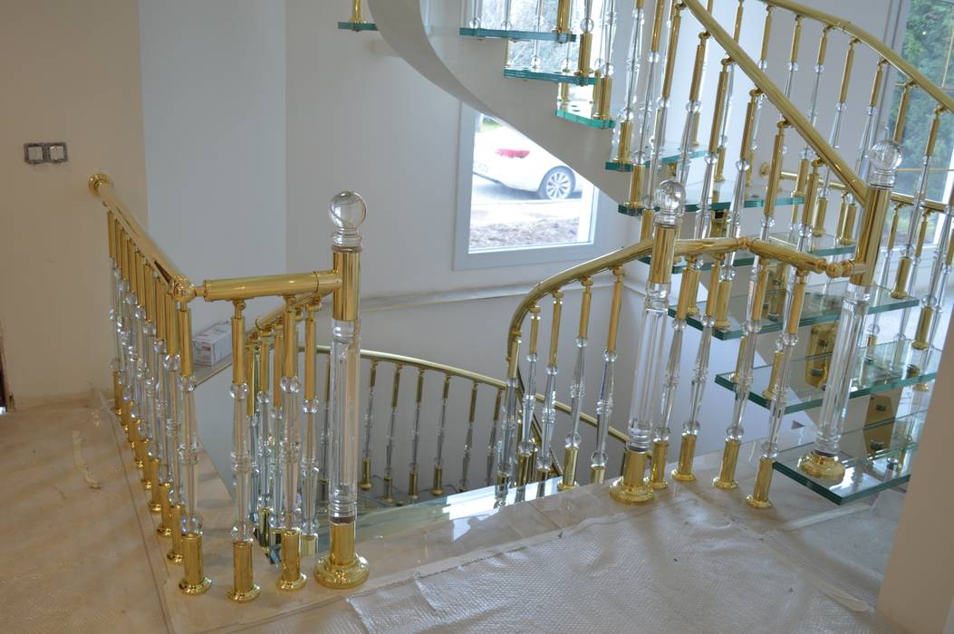 Dekodi Zayn Pirinc Mob Dek Ltd Sti Treppe Kupfer Bronze Messing Gelb Homify