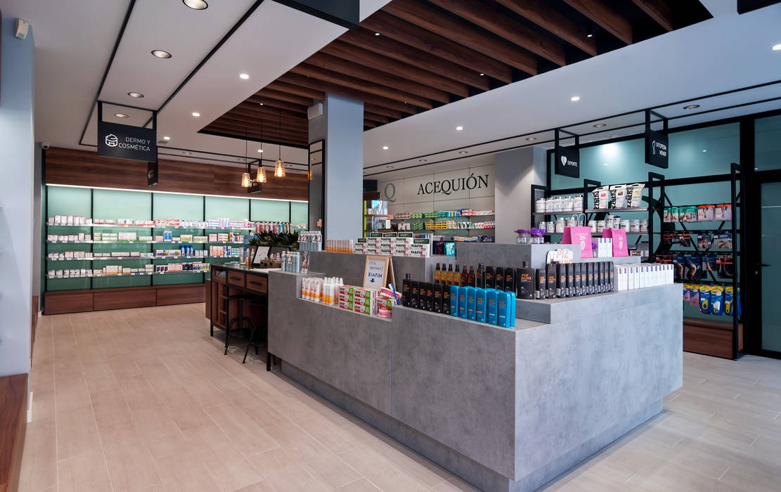 Farmacia Acequión (Torrevieja, Alicante), Studio /LYKE/ Studio /LYKE/ 상업공간 상업 공간